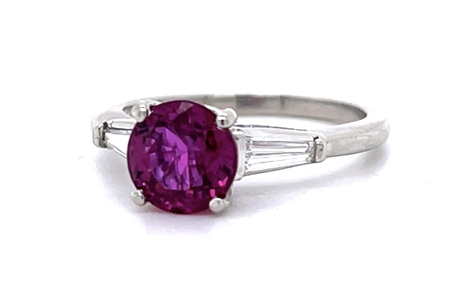 1.88ct Ruby PT Ring