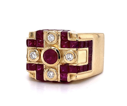 3.75ct Ruby 14KY Ring