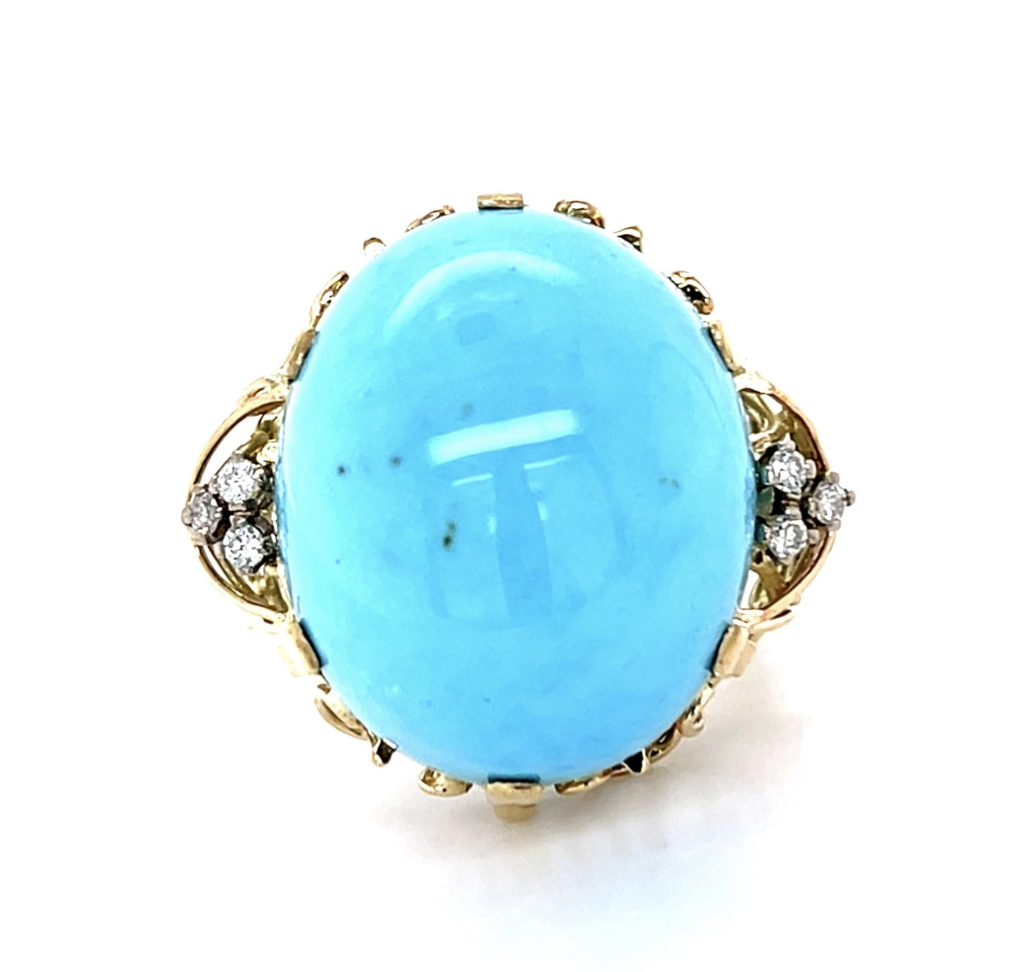 22.84ct Turquoise 14KY Ring