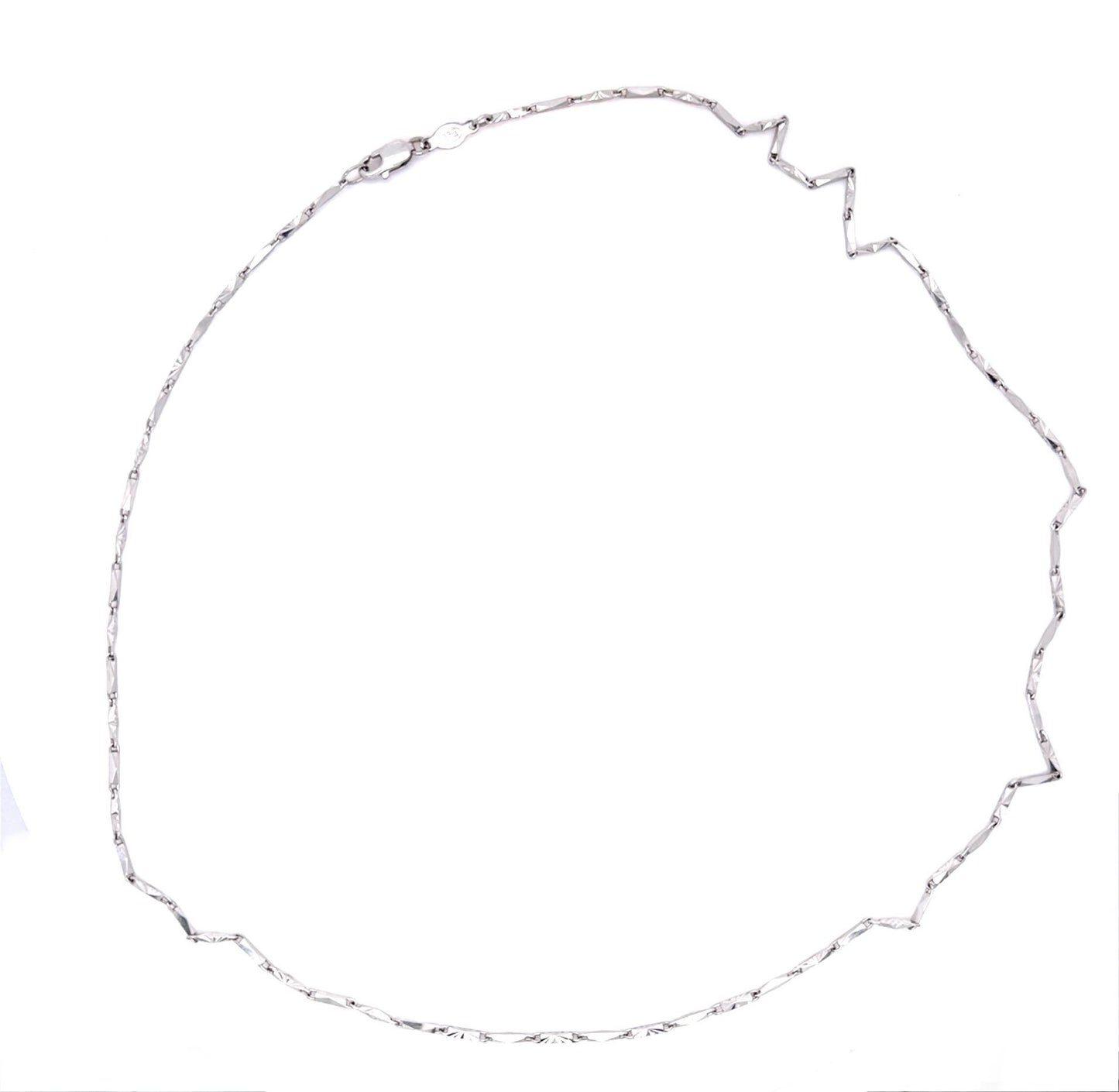 Platinum Chain Necklace 7.50g 18"