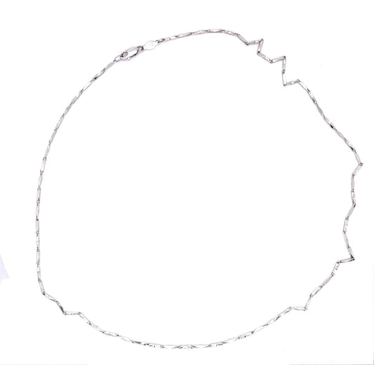 Platinum Chain Necklace 7.50g 18"