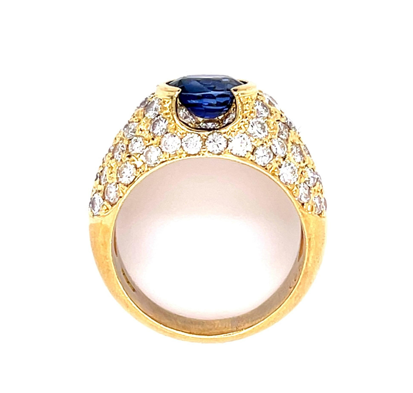 1.73ct Sapphire 18KY Ring (Vintage 1970s)