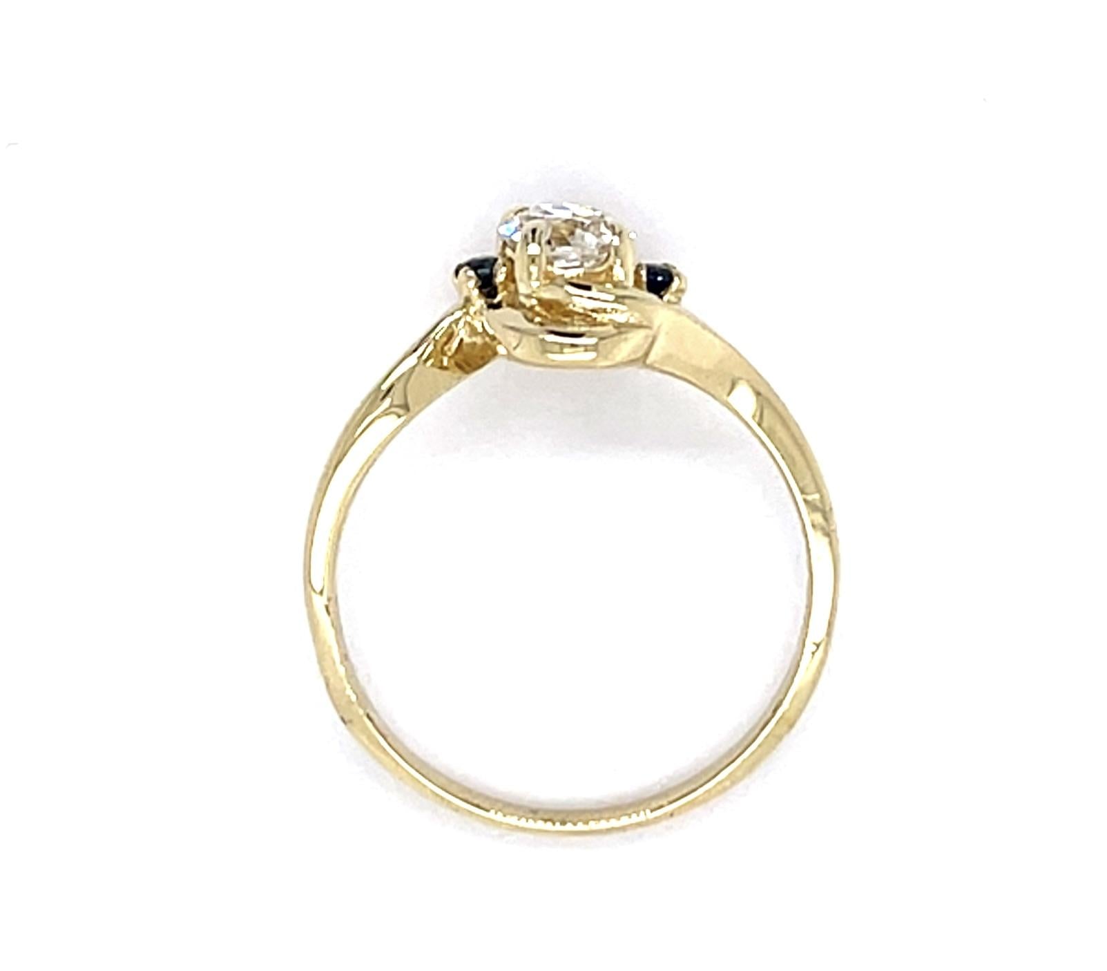 .54ct F-G VS Old European Diamond (No Cert) 14KY Ring