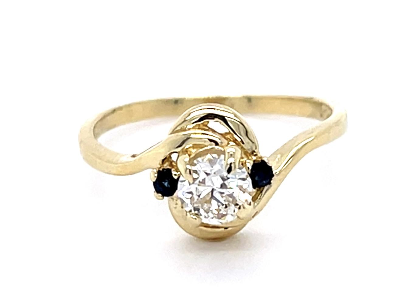 .54ct F-G VS Old European Diamond (No Cert) 14KY Ring