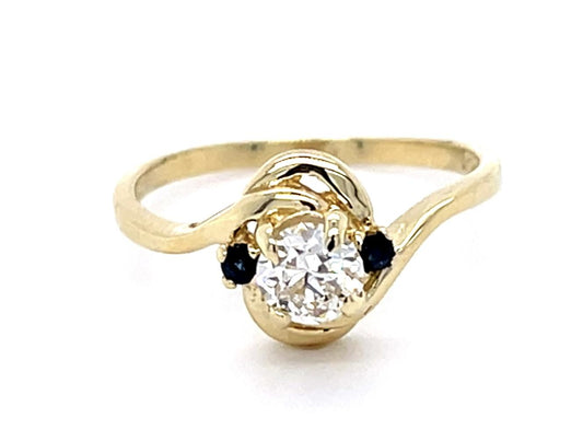 .54ct F-G VS Old European Diamond (No Cert) 14KY Ring