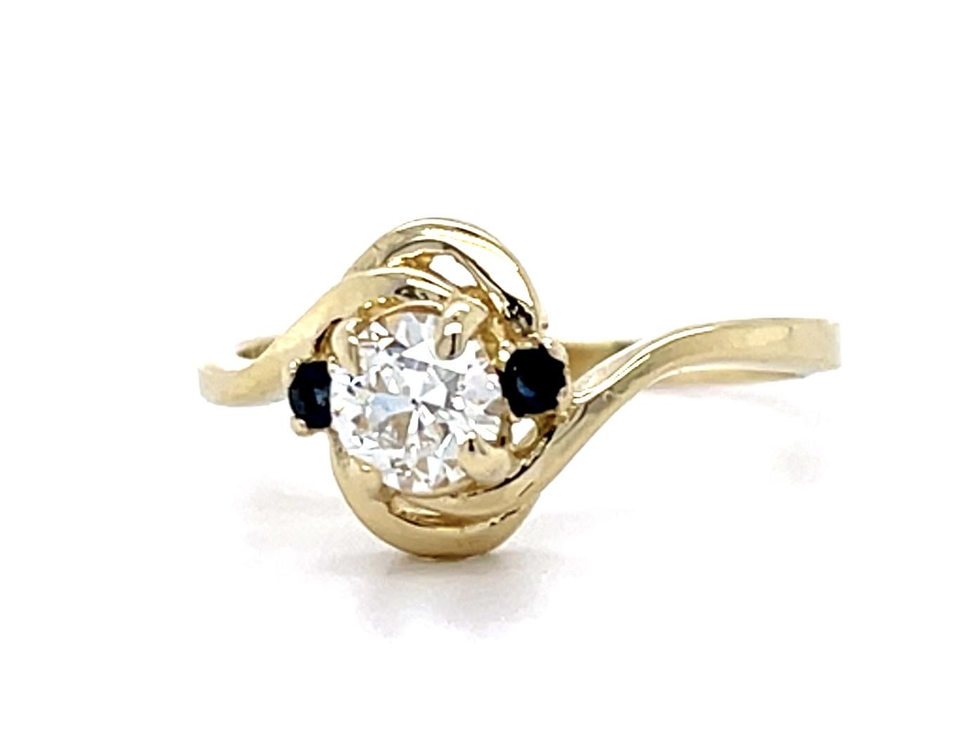 .54ct F-G VS Old European Diamond (No Cert) 14KY Ring
