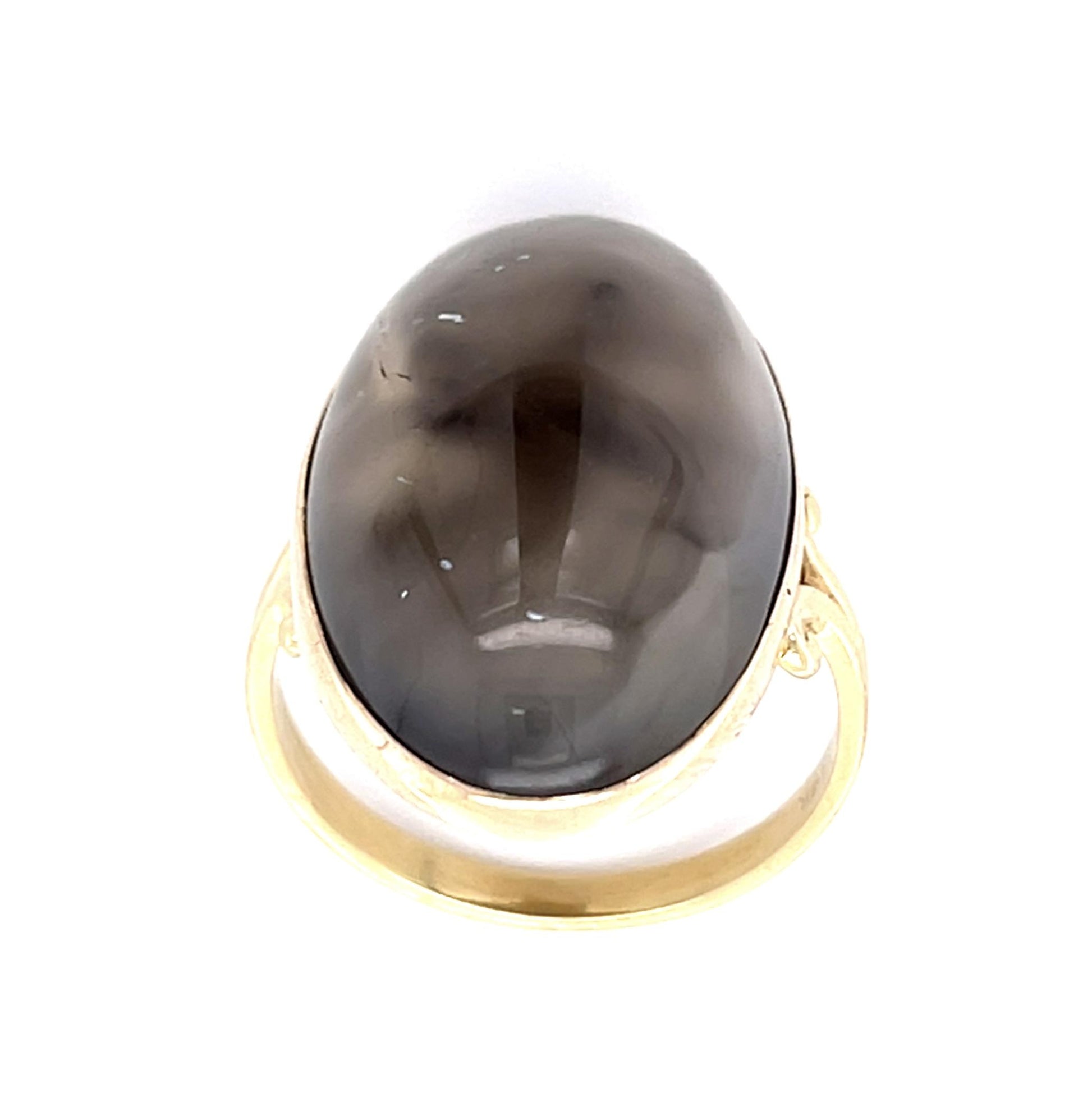 Original Victorian 25ct Agate 14KY Ring (Antique 1900)