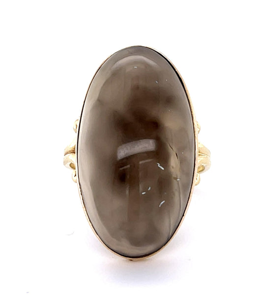 Original Victorian 25ct Agate 14KY Ring (Antique 1900)
