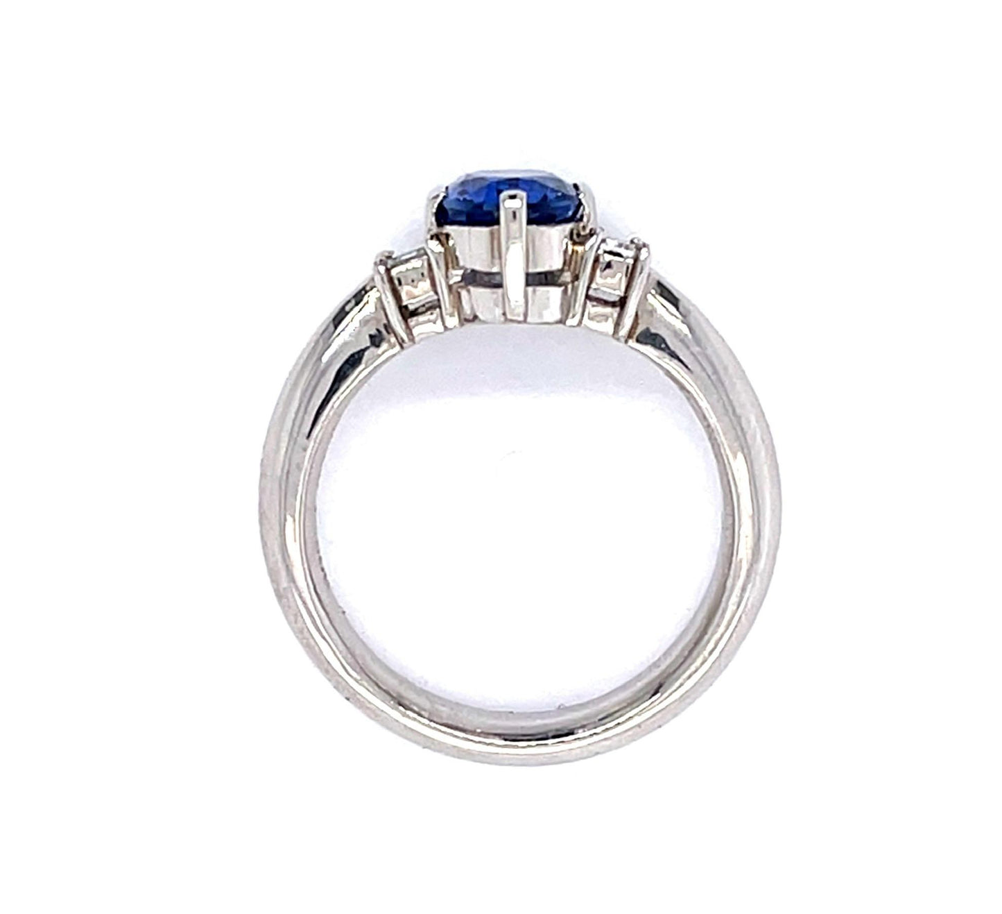 1.80ct Sapphire Platinum Ring