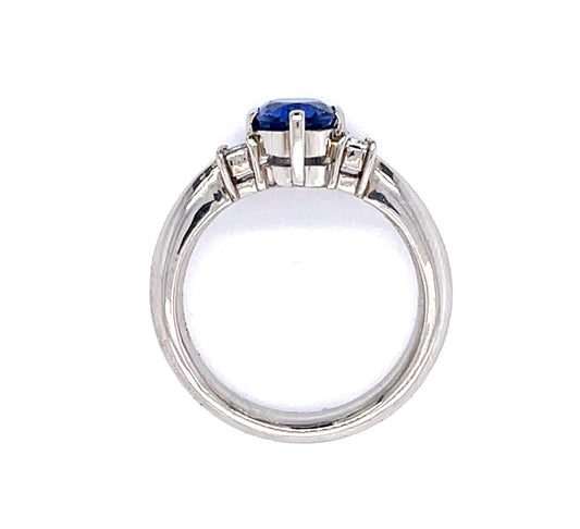 1.80ct Sapphire Platinum Ring