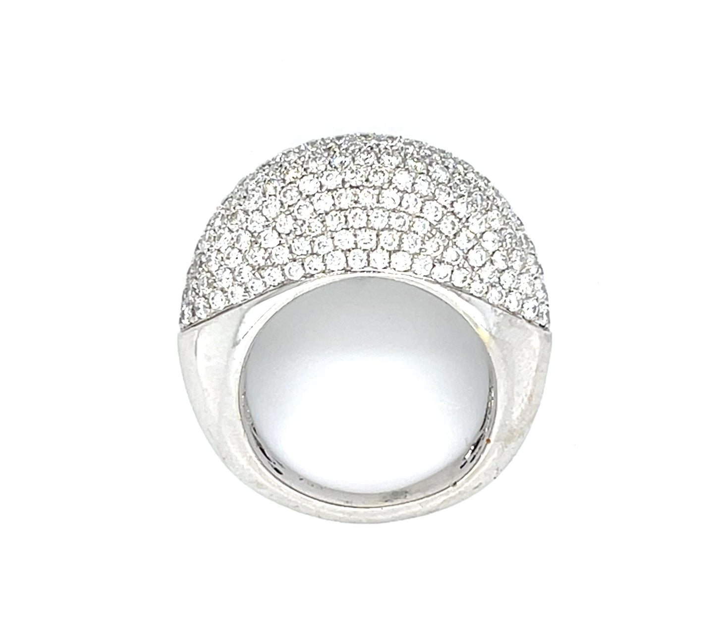 4ct Diamond 18KW Dome Ring
