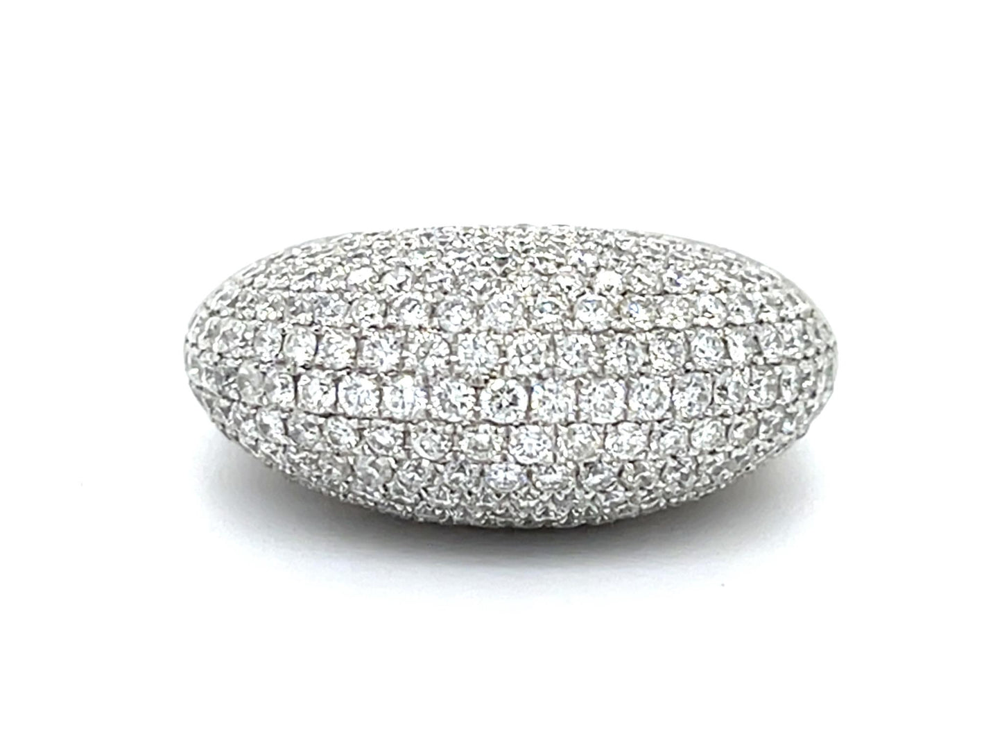 4ct Diamond 18KW Dome Ring