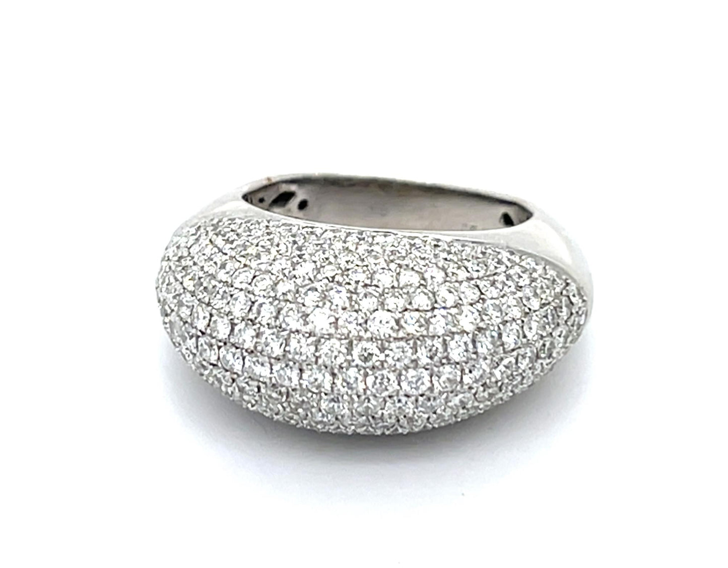 4ct Diamond 18KW Dome Ring