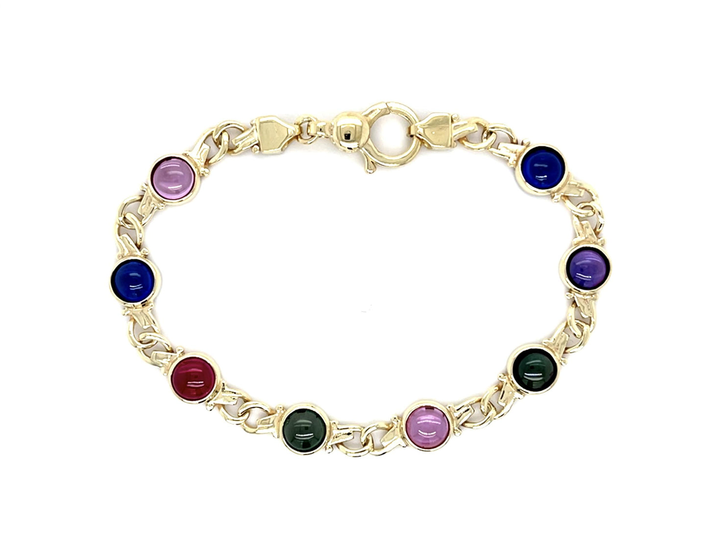 Italian Semi Precious 14KY Bracelet