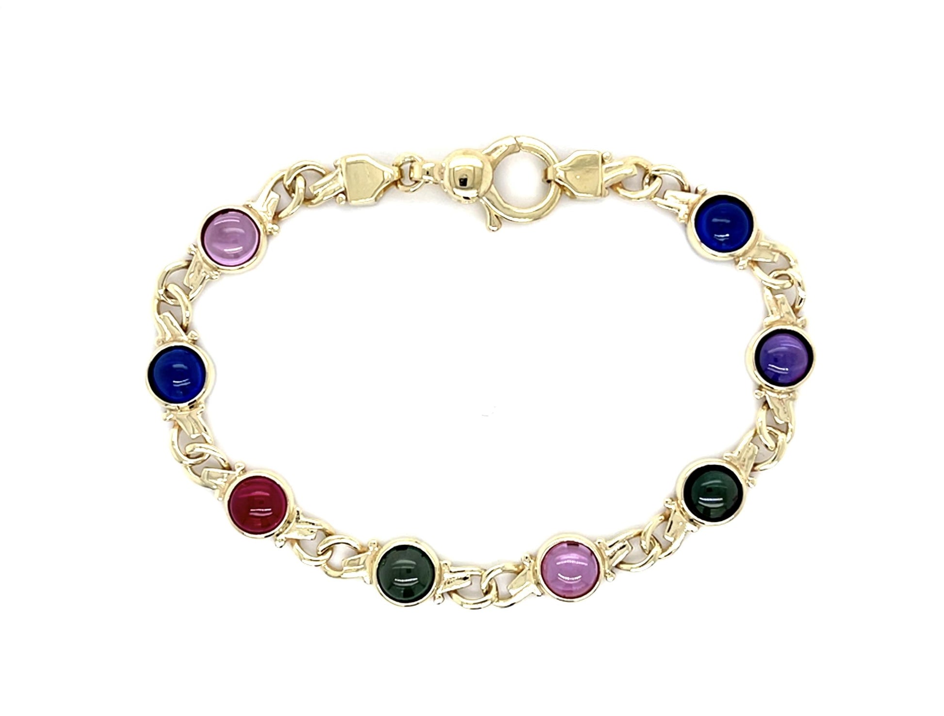 Italian Semi Precious 14KY Bracelet