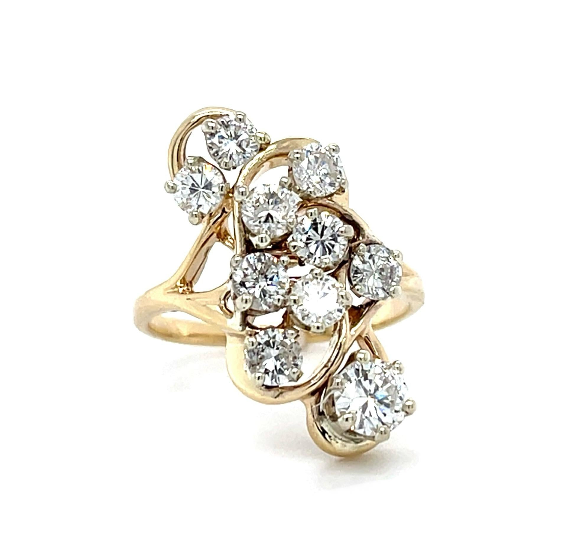 .45ct Center Diamond 14KY Ring