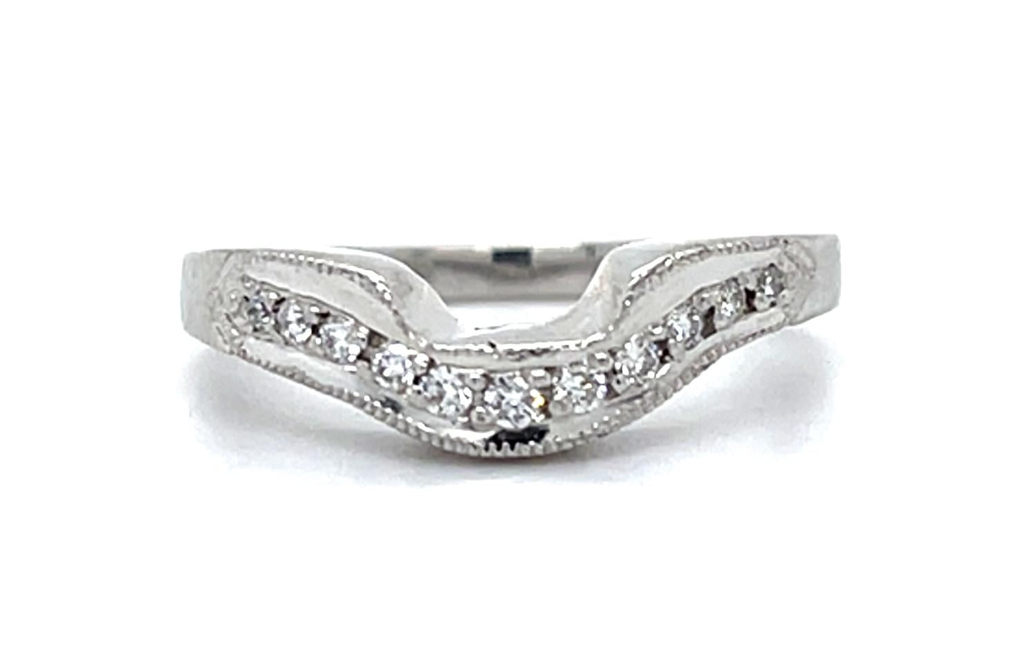 .20ct Diamond Platinum Ring 5.36g 5 Size Signed Tacori