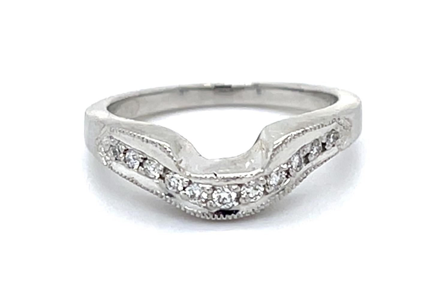 .20ct Diamond Platinum Ring 5.36g 5 Size Signed Tacori