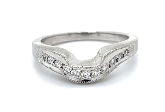 .20ct Diamond Platinum Ring 5.36g 5 Size Signed Tacori