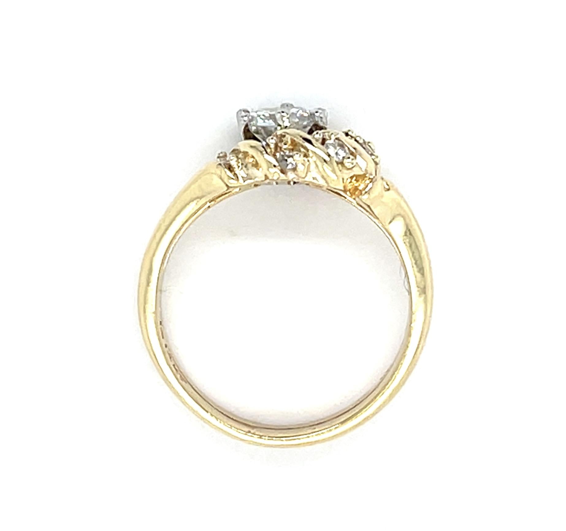 .50ct Center Round Diamond 14KY Ring