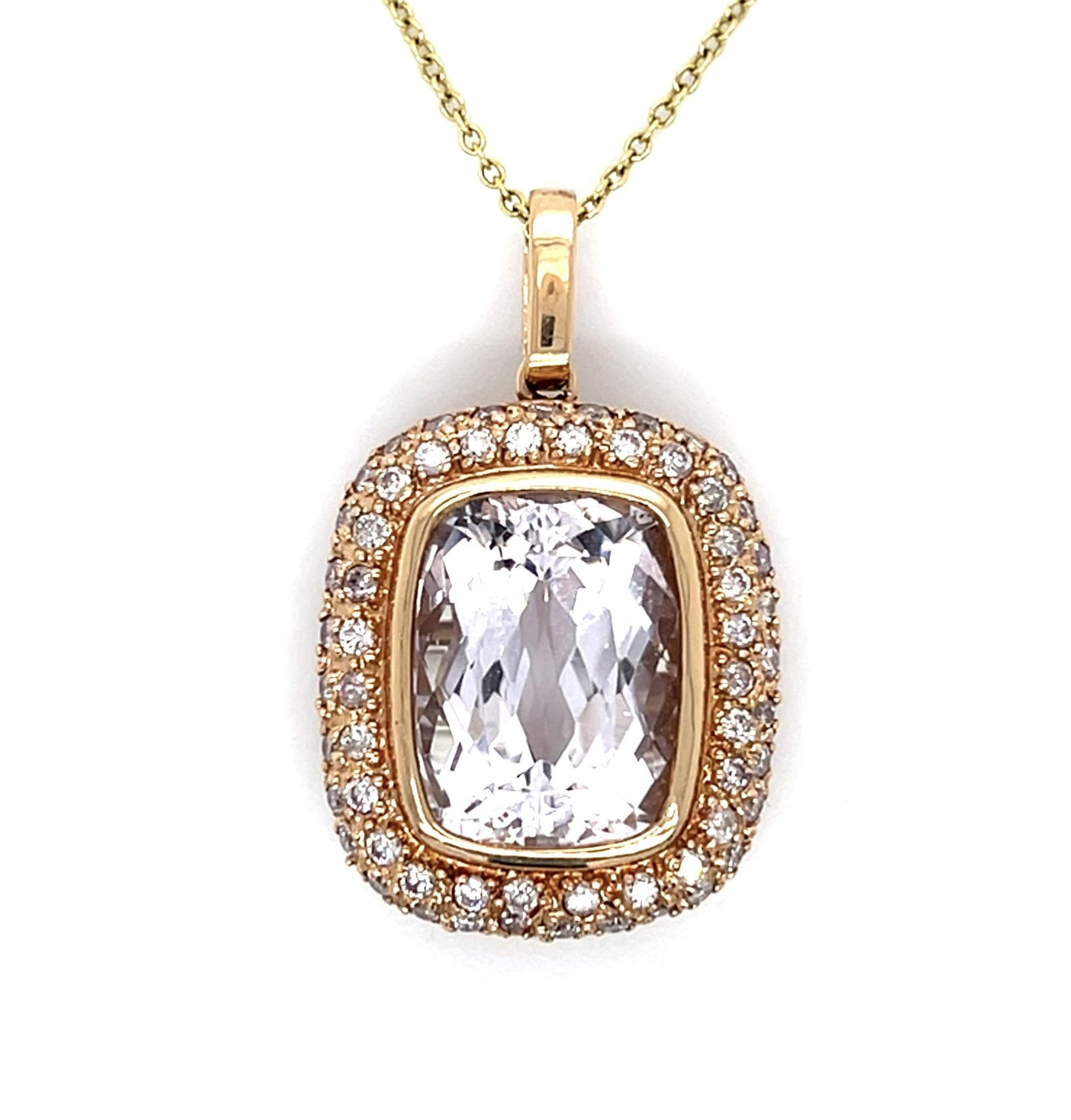 12.76ct Kunzite Pendant