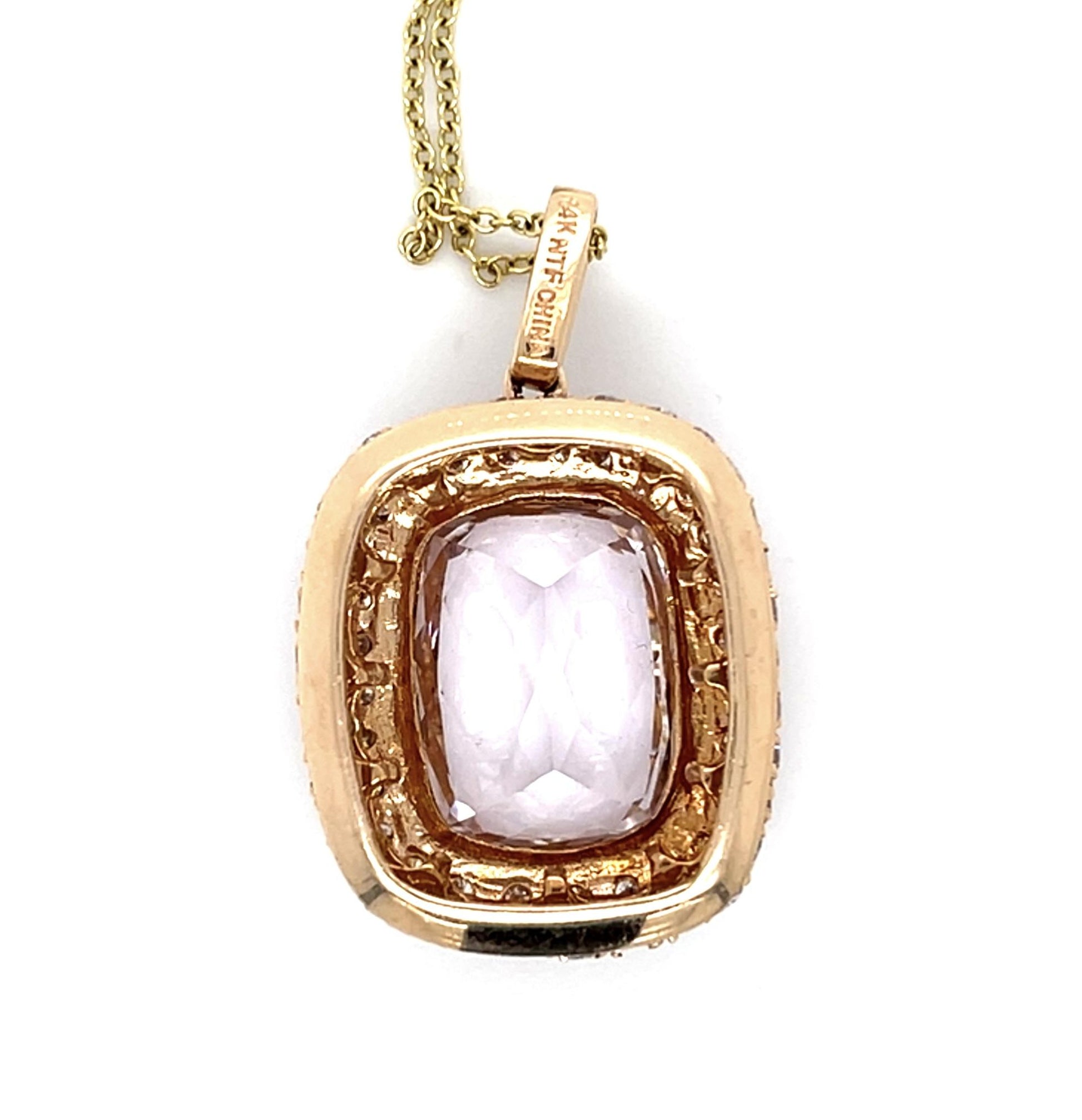 12.76ct Kunzite Pendant