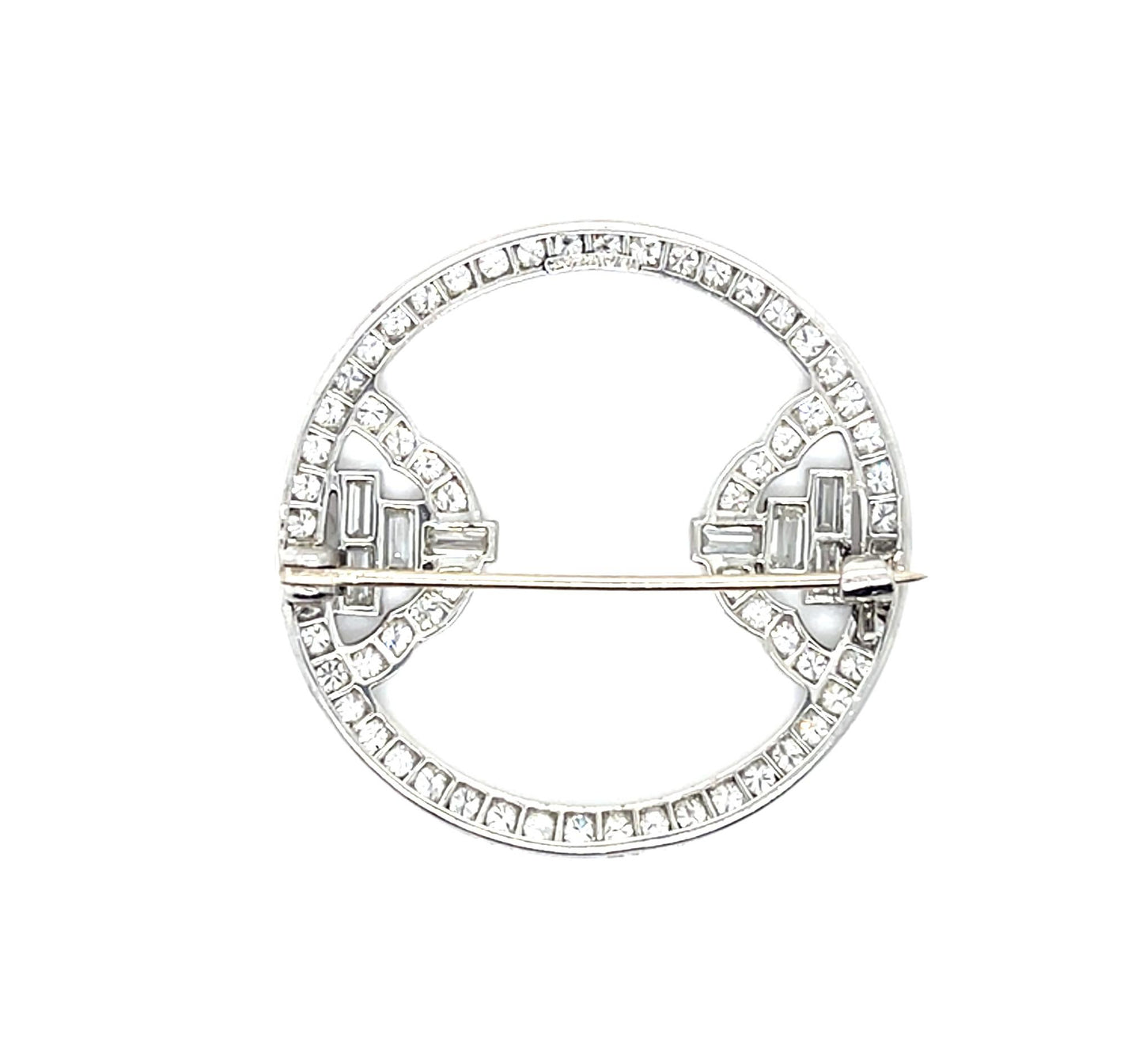 Original Art Deco 2ct Diamond Pendant (Antique 1920s)
