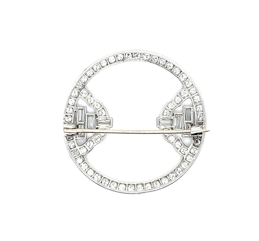 Original Art Deco 2ct Diamond Pendant (Antique 1920s)