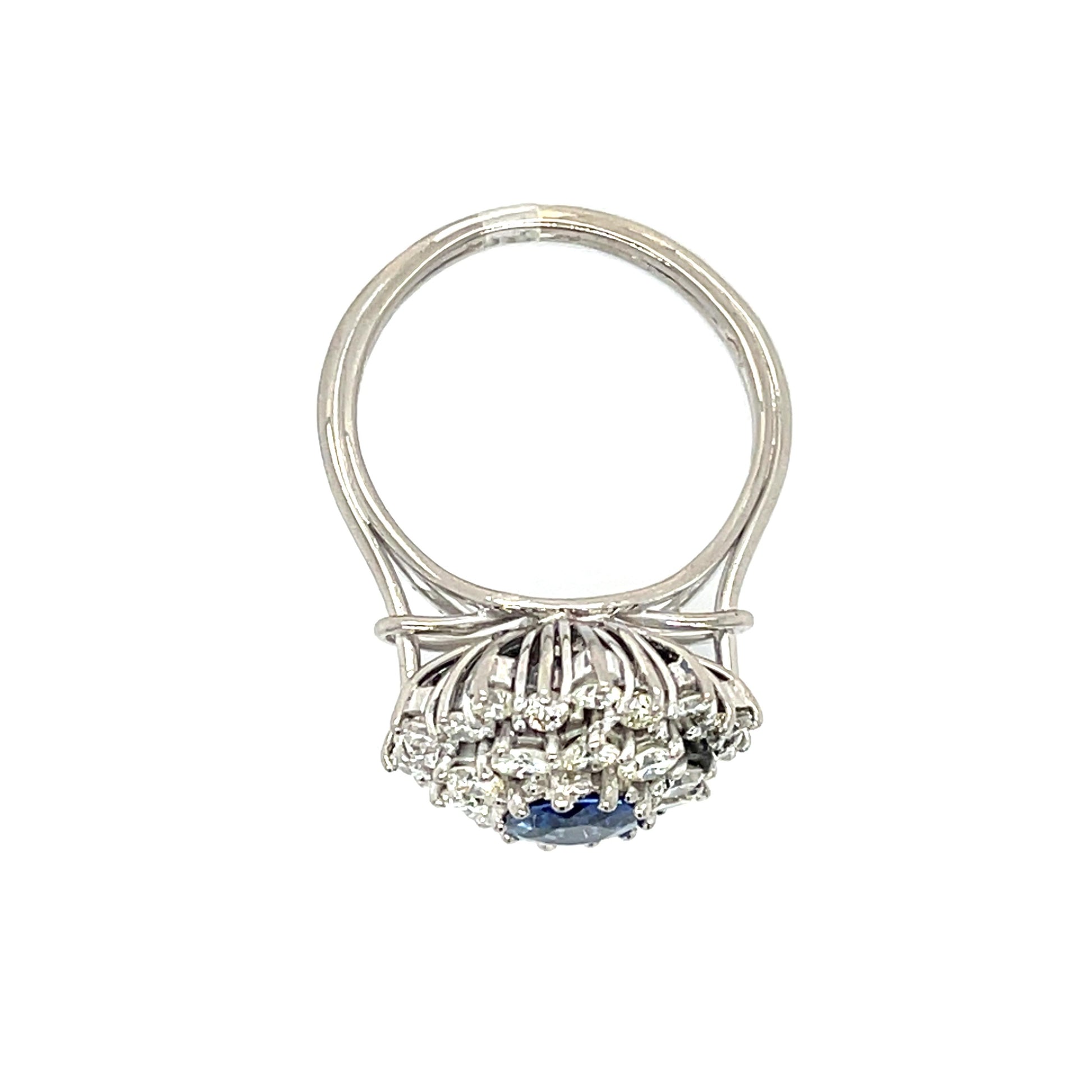1.03ct Sapphire 14KW Ring (Vintage 1960s)