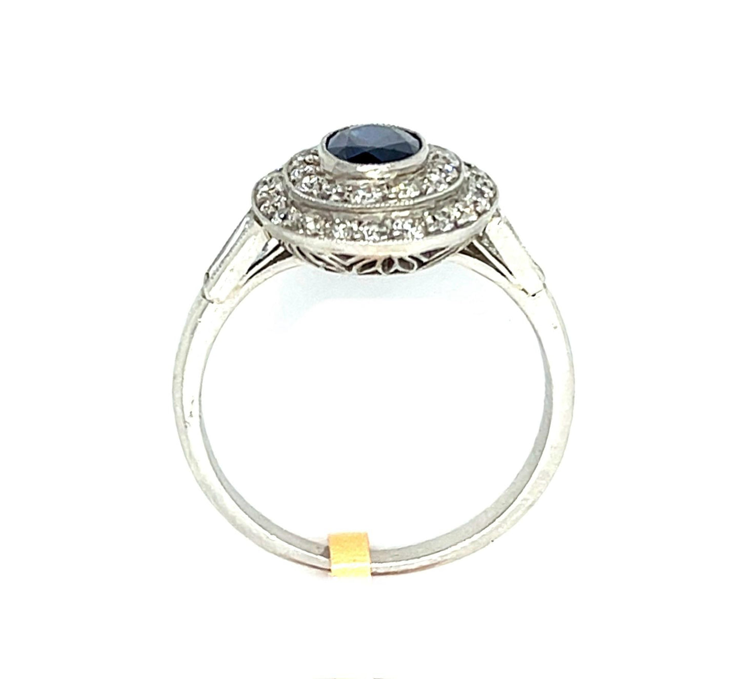 .86ct Sapphire Platinum Ring