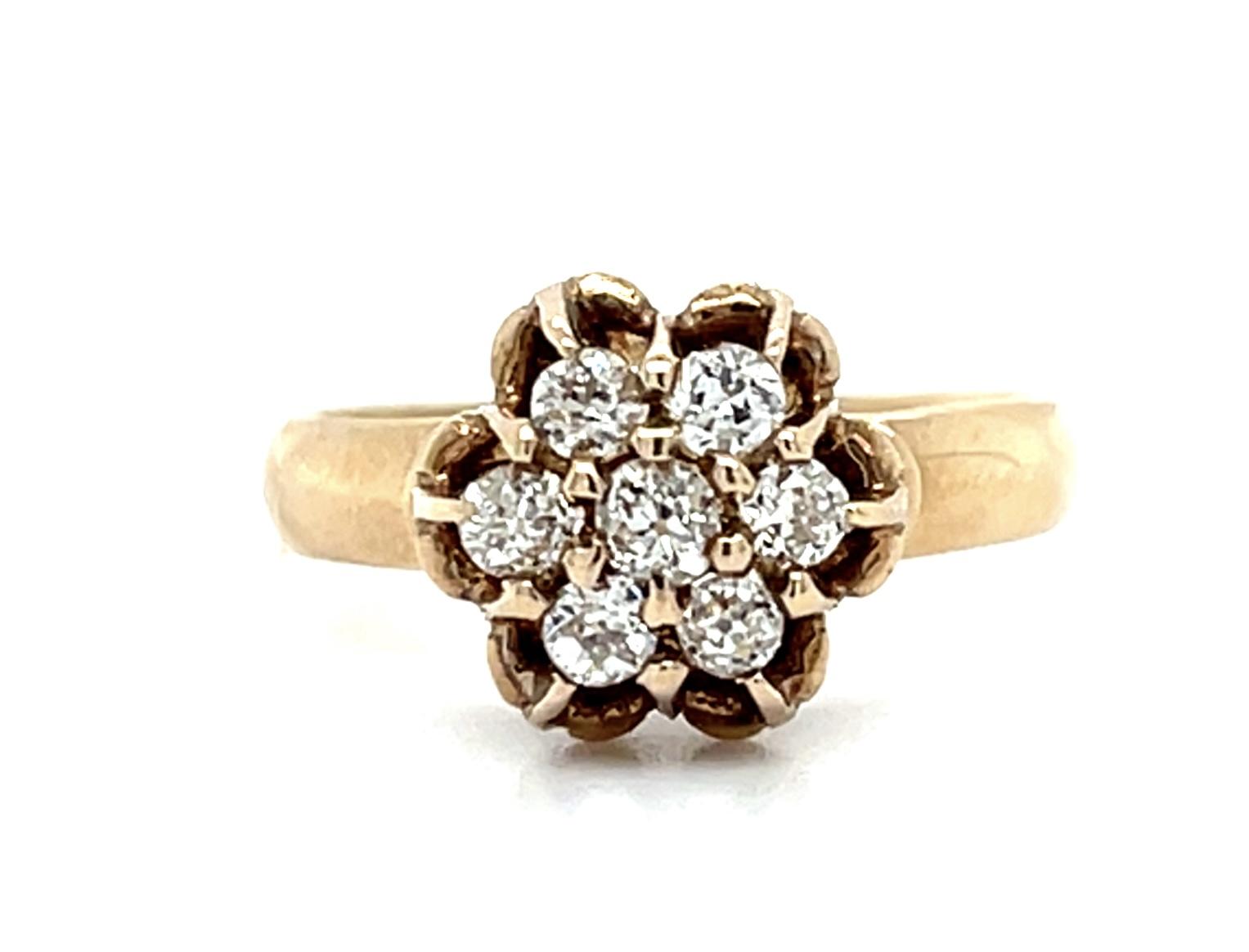 10KY Diamond Ring 0.25ct(dia) Circa 1930