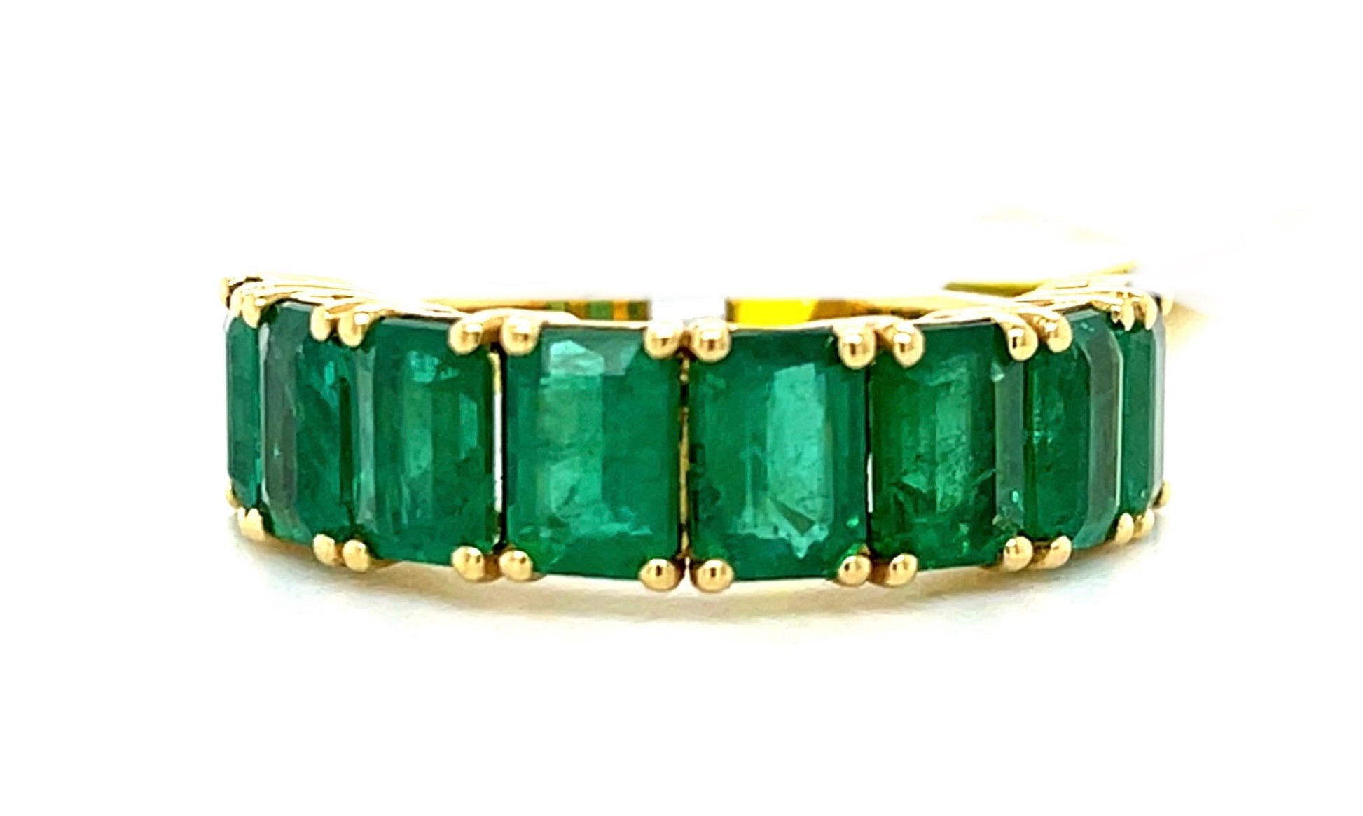 4.15ct Emerald 18KY Ring
