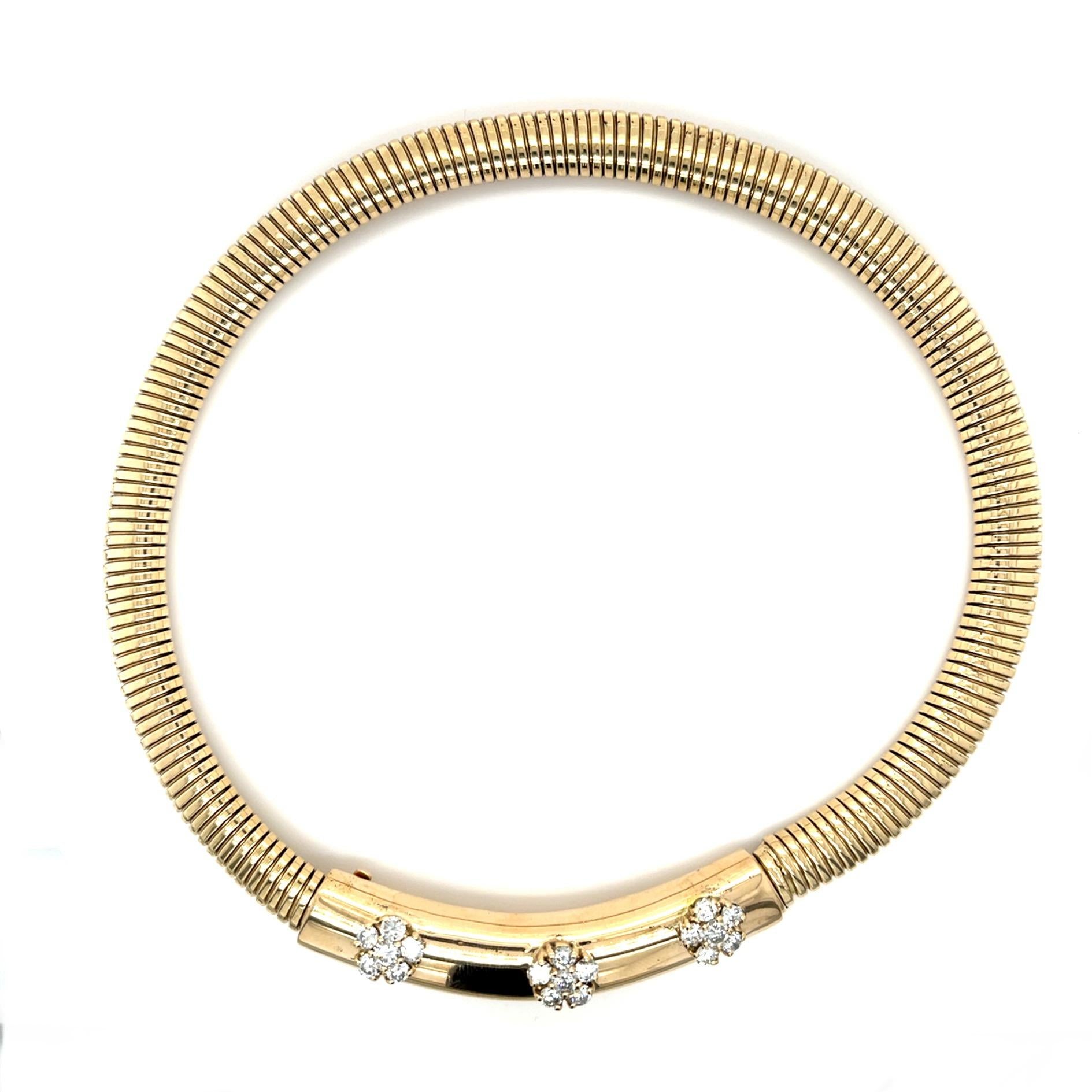 2.40ct Diamond 14KY Necklace (Vintage 1960s)