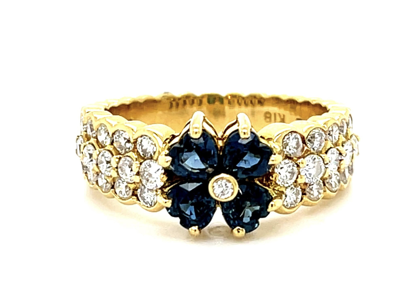 1.32ct Sapphire 18KY Ring