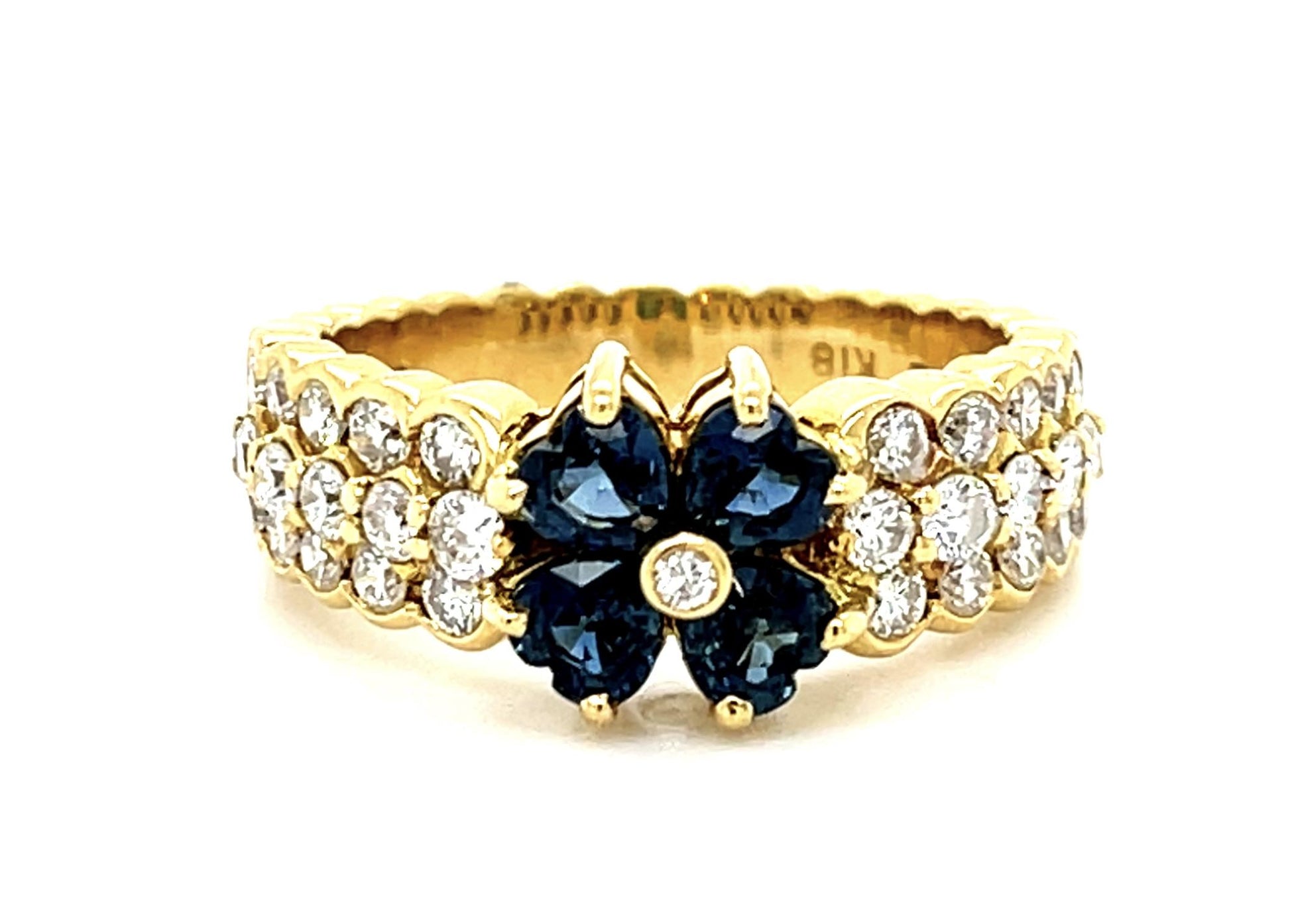 1.32ct Sapphire 18KY Ring