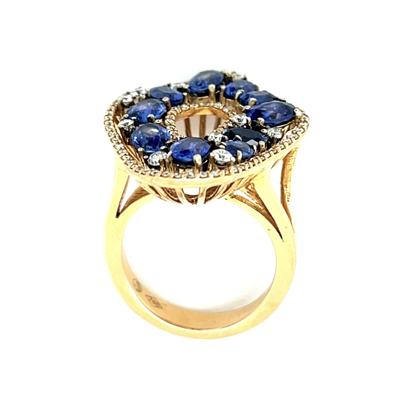 5.14ct Sapphire 18KY Ring