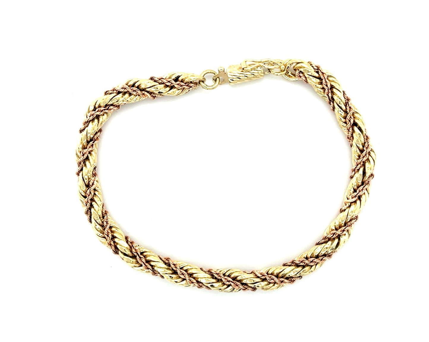 14KY Rope Bracelet 9.78g 7"