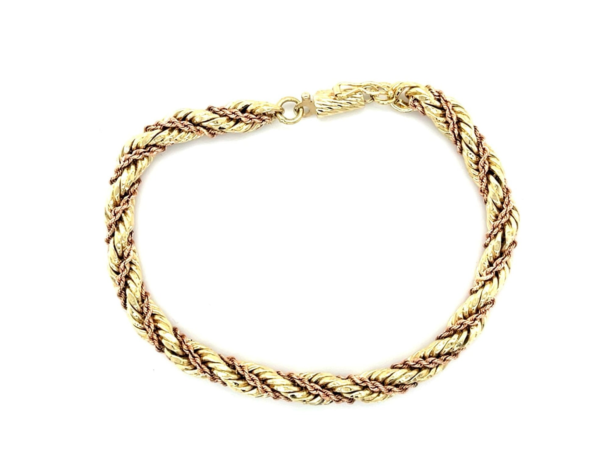 14KY Rope Bracelet 9.78g 7"