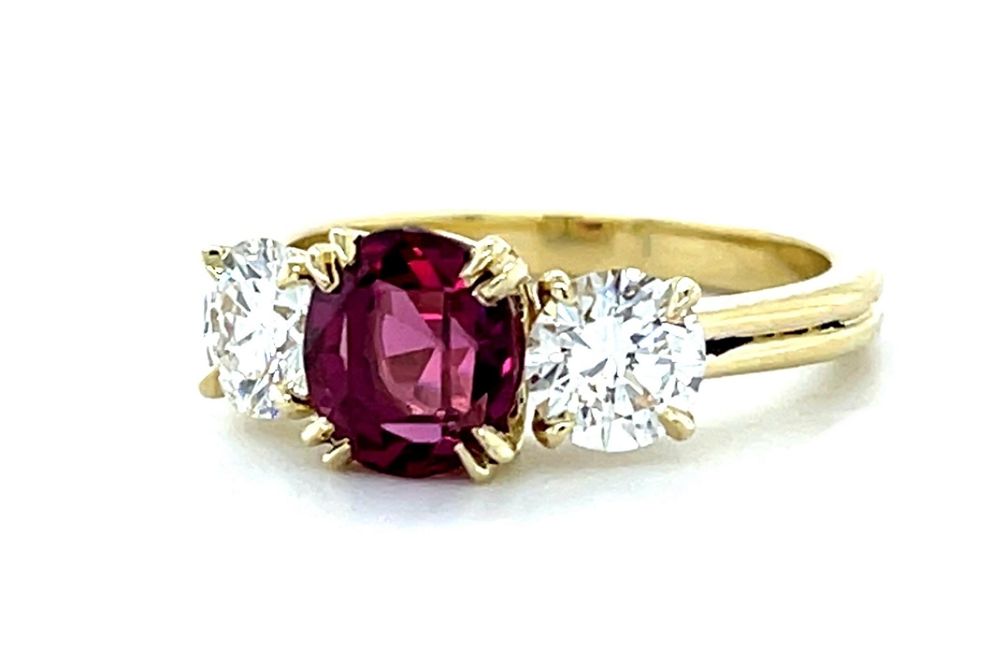 1.94ct Round Ruby 14KY Ring