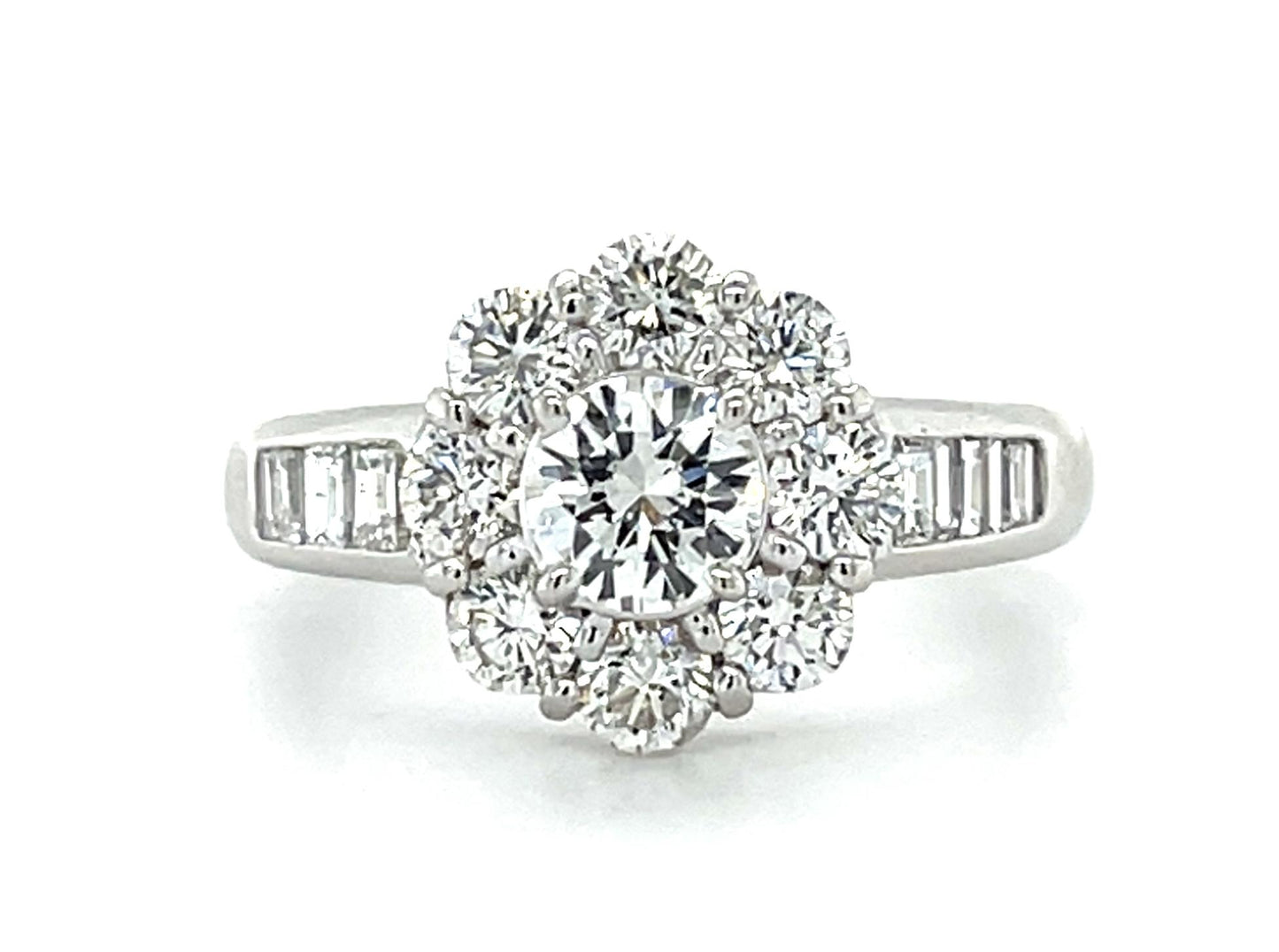 .41ct Round Diamond Platinum Ring