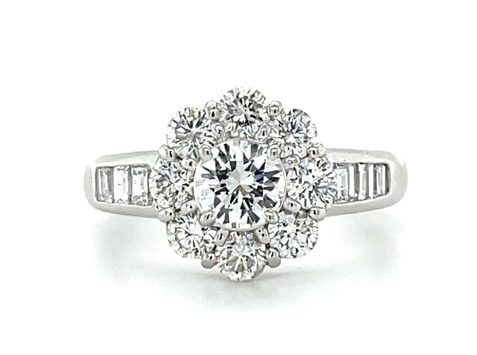 .41ct Round Diamond Platinum Ring