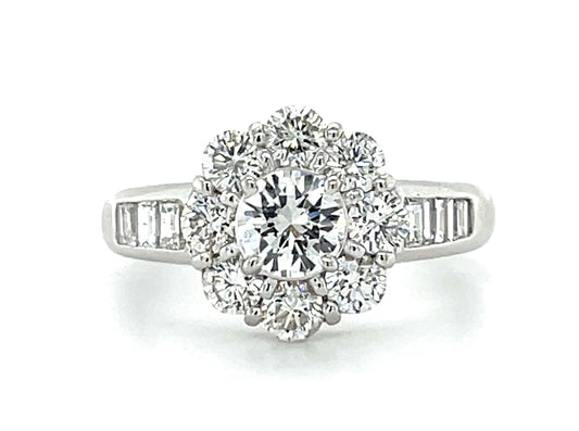 .41ct Round Diamond Platinum Ring
