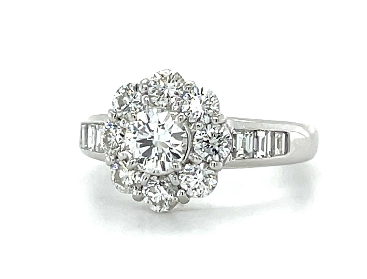 .41ct Round Diamond Platinum Ring