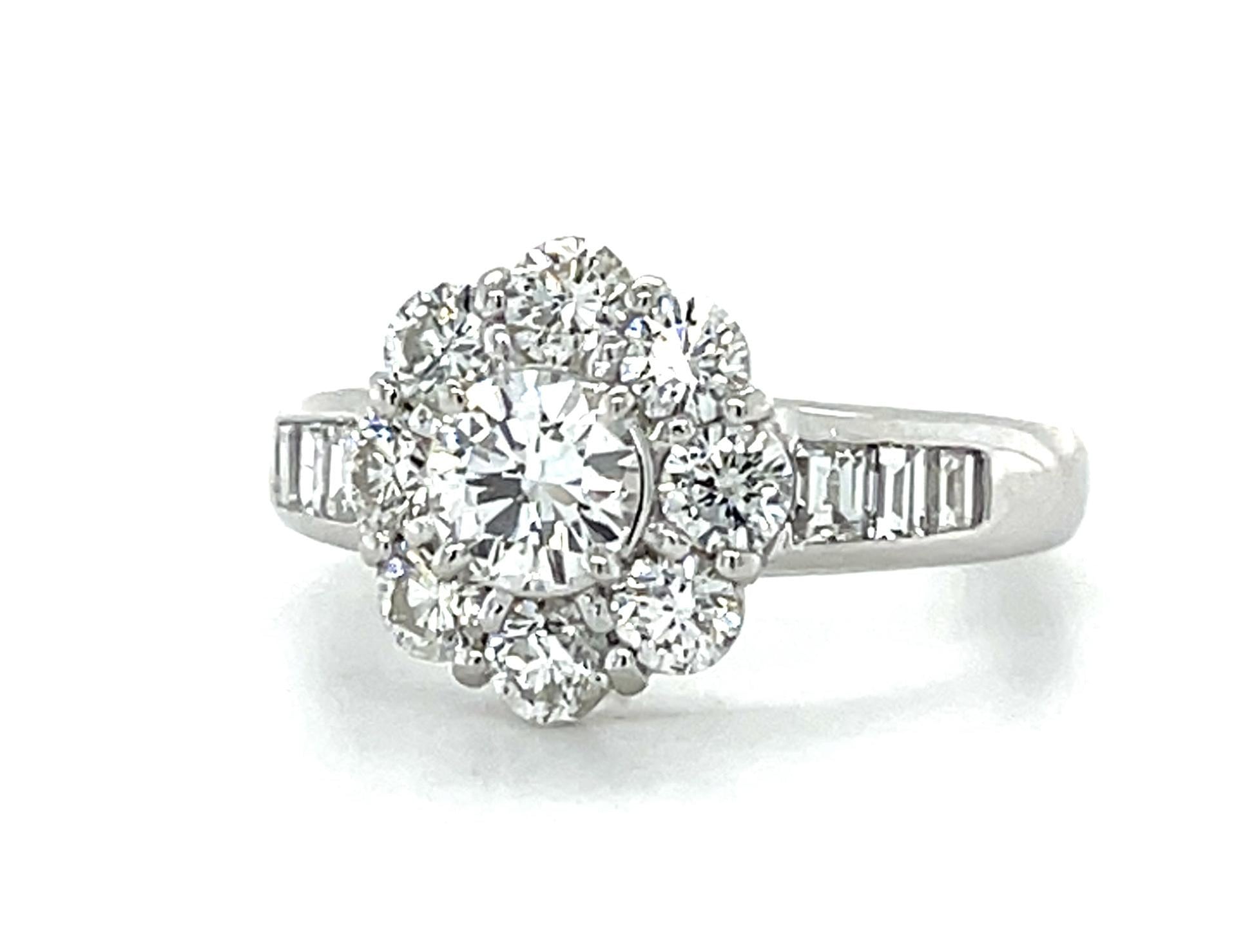 .41ct Round Diamond Platinum Ring