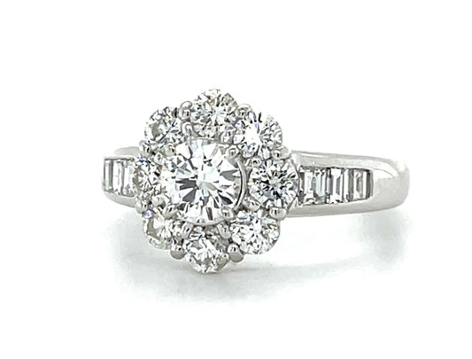 .41ct Round Diamond Platinum Ring