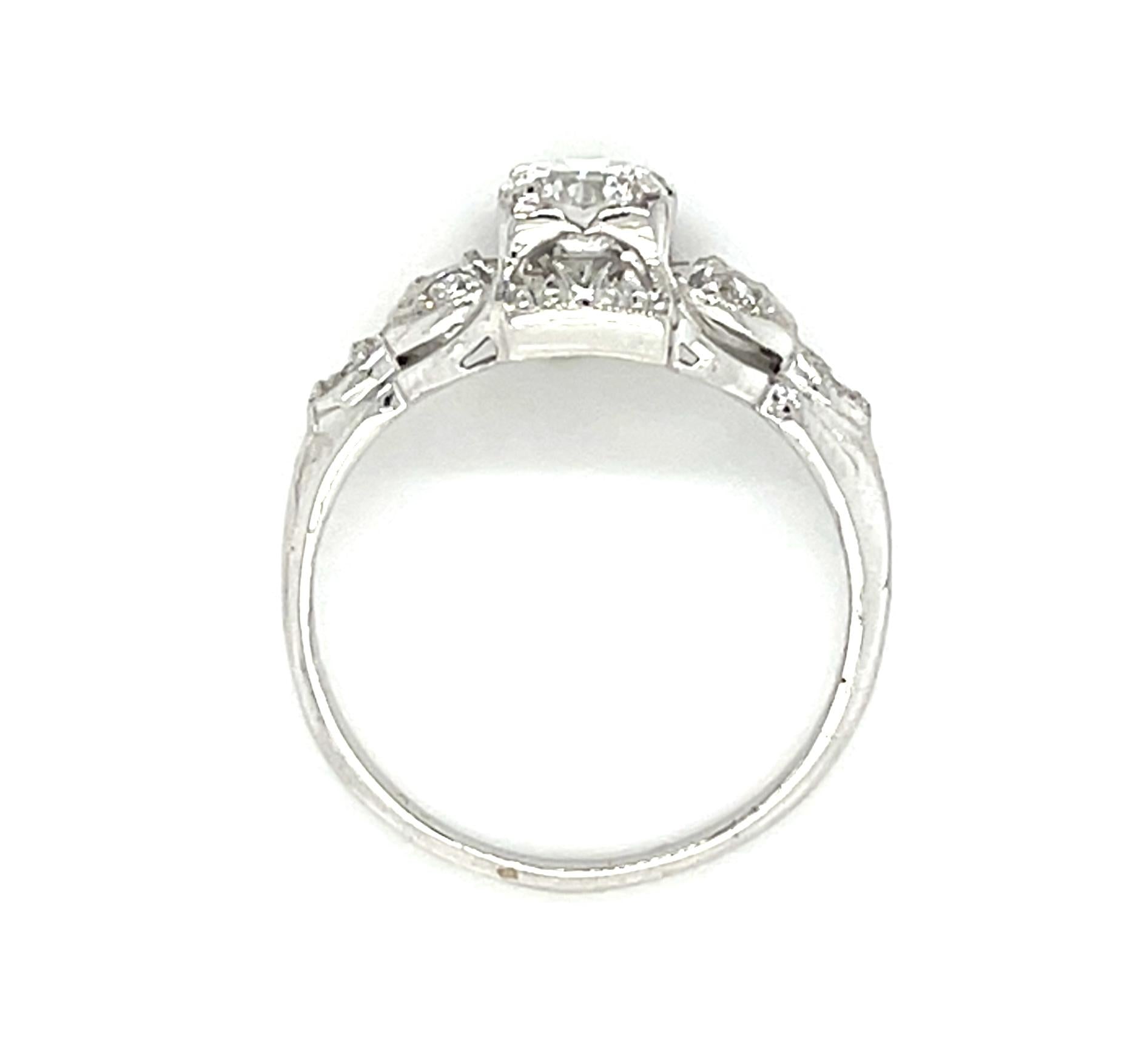 .46ct F-G Center Diamond 14KW Ring