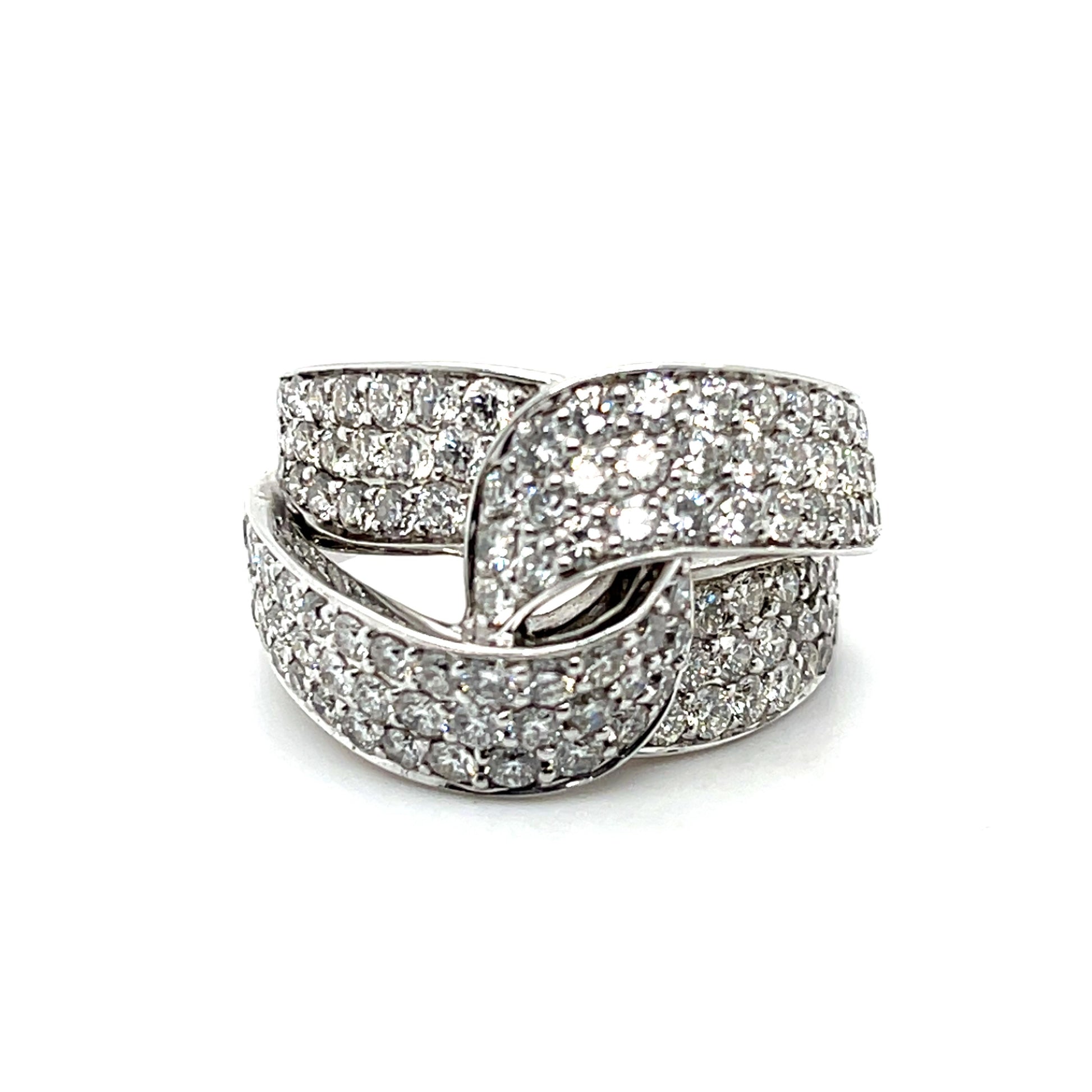 2.80ct (112 Diamonds) 18KW Ring