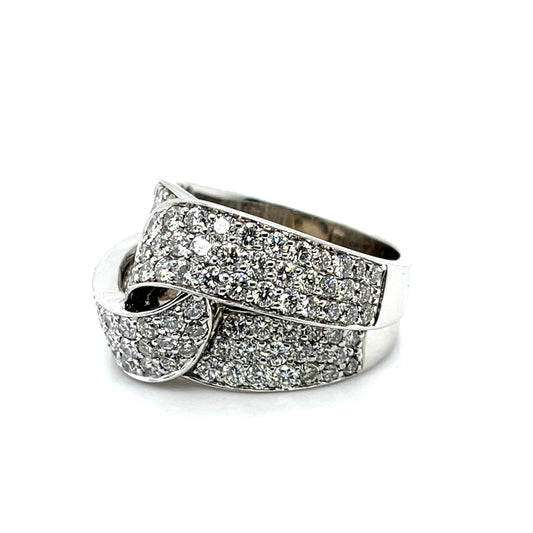 2.80ct (112 Diamonds) 18KW Ring