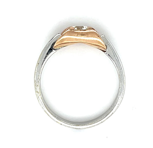 .37ct Diamond 18K 2 Tone Ring