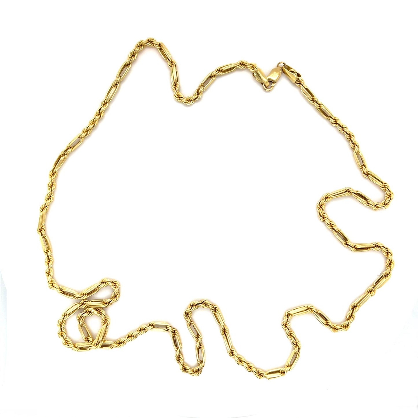 14KY Rope Necklace 7.94g 22"